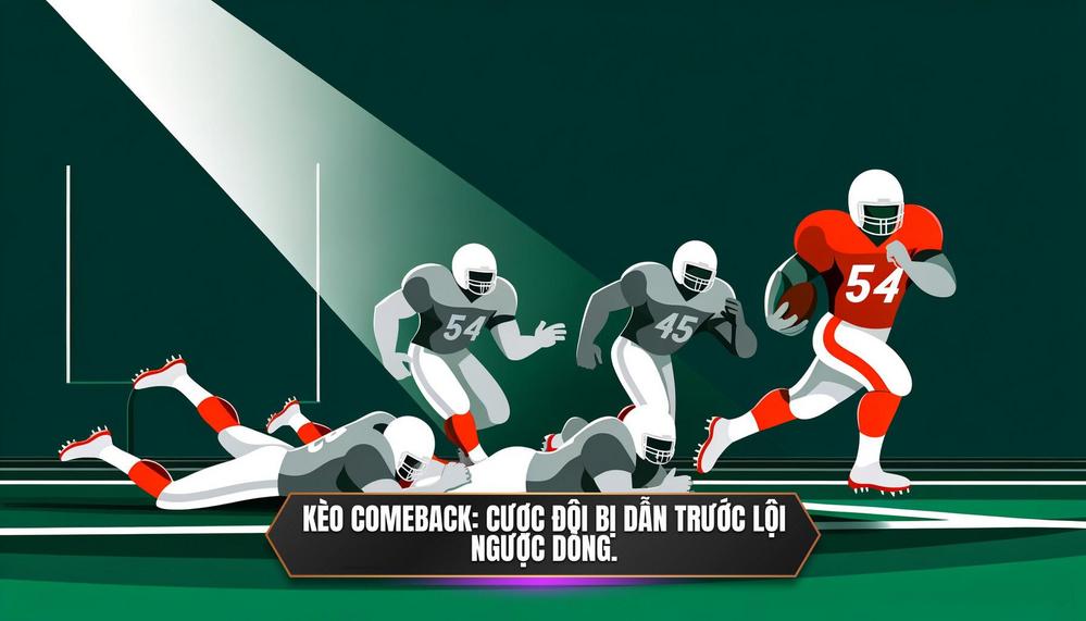 Kèo Comeback_ Cược đội bị dẫn trước lội ngược dòng.