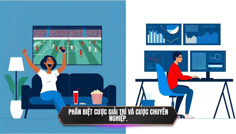 Phân biệt cược giải trí và cược chuyên nghiệp.