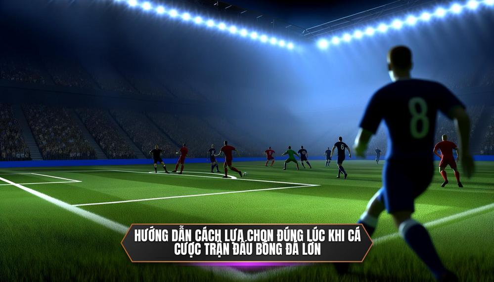 Hướng dẫn cách lựa chọn đúng lúc khi cá cược trận đấu bóng đá lớn 